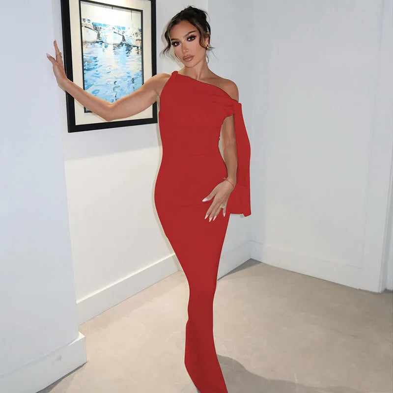 Neue Frauen Fashion Solid Oansatz Ärmellose Patchwork Sexy Bodycon Maxi Prom Kleid Sommer Frauen Kleidung Party Festival Club Y2K