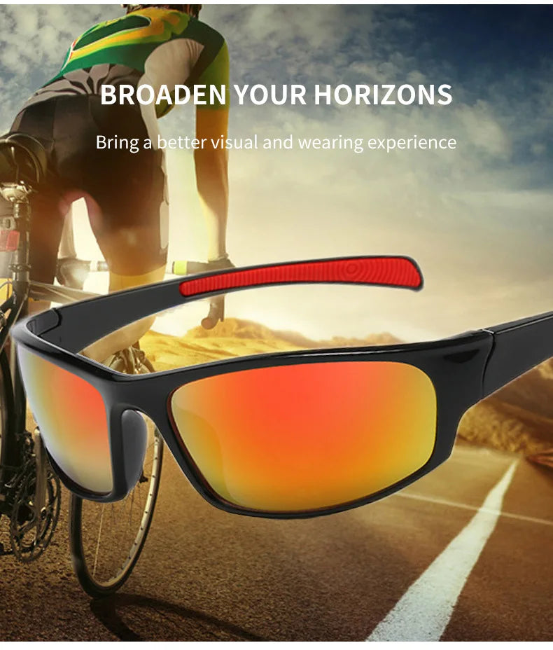 2023 New Fashion Polarized Sunglasses Color Changing Men Outdoor Sports Cycling Eyewear Road Mountain Bike Cycling Glasses