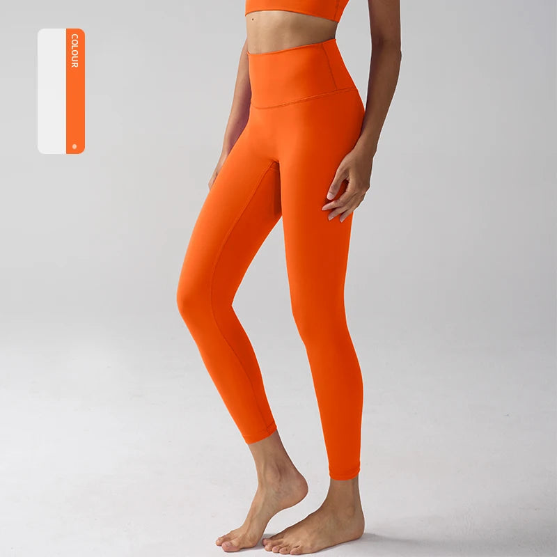Hohe Taille Nacktgefühl Leggings Frauen Fitness Laufen Yoga Leggings Hosen Energie Gym Enge Leggings Lässige Workout Leggings