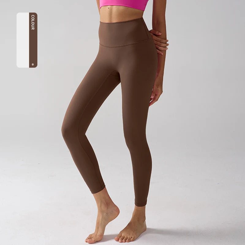 Hohe Taille Nacktgefühl Leggings Frauen Fitness Laufen Yoga Leggings Hosen Energie Gym Enge Leggings Lässige Workout Leggings