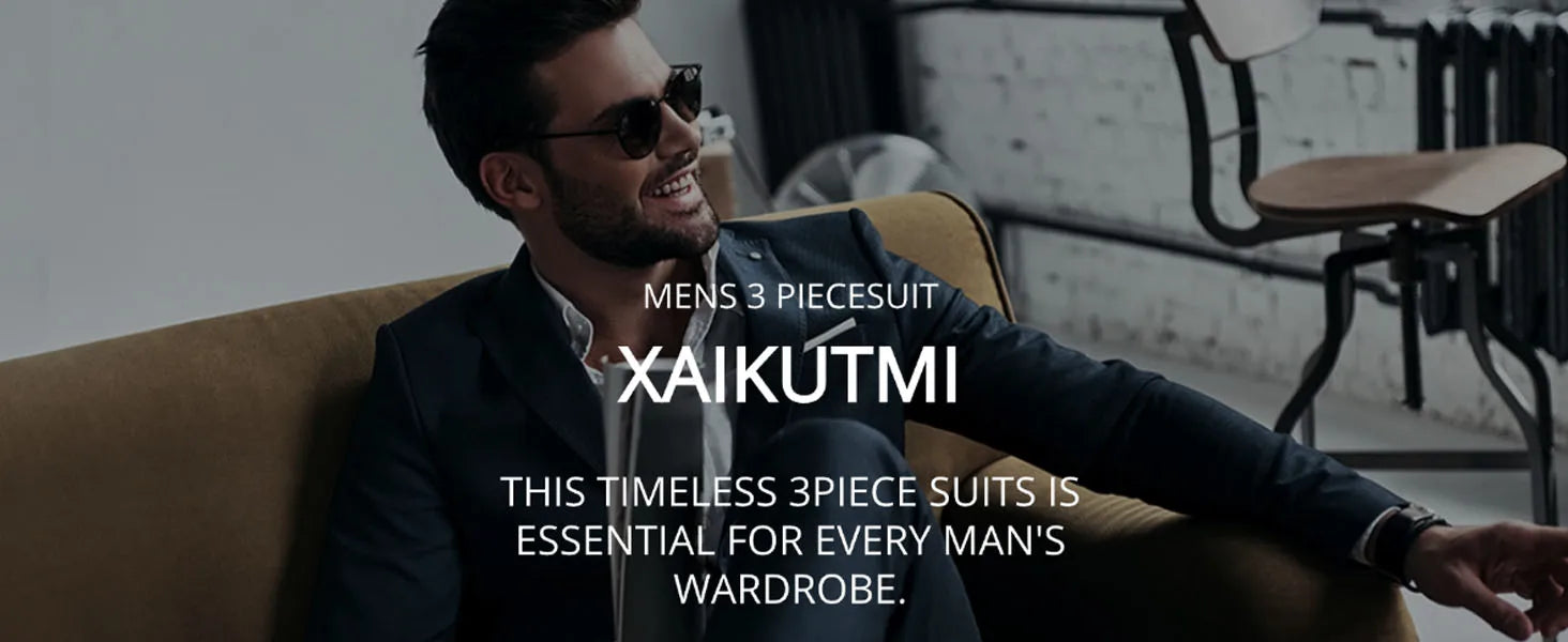 Marineblau 3-teilig Lässige Herrenanzüge Slim Fit Revers Revers Formal Beste Männer Hochzeit Bräutigam Tragen Blazer Smoking Trajes De Hombre
