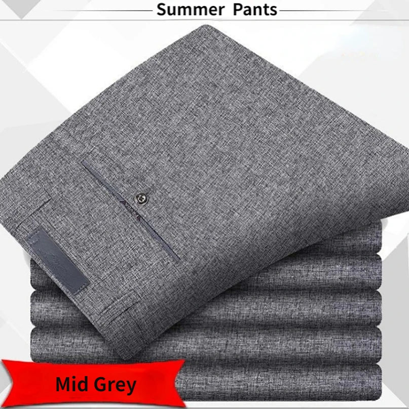 Hohe Qualität männer Anzug Hosen Klassische Sommer Frühling Hosen Hohe Taille Herbst Hosen Business Casual Hose Dropshipping Gozbkf