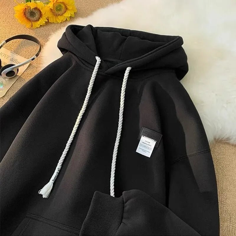 【M-8XL Hoodies】Männer Übergroße Mode Lose Anime Crayon Shinchan Print Langarm Paar Kleidung