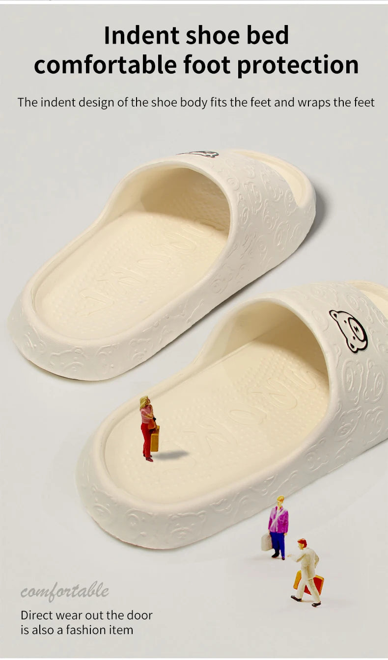 Rutschfeste Hausschuhe für Damen, Oberbekleidung, 2024, neues Badezimmer, Badezimmer, Innenbereich, Sandalen für Damen, Sommer, Eva