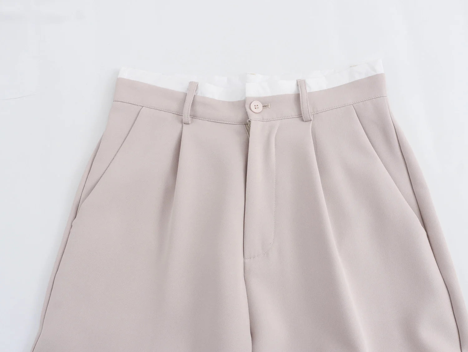 HH Frauen Fashion Solid Weste Hose Anzug Einreiher Halter Abgeschnitten Westen Top Hohe Taille Patchwork Hosen Büro Dame Sets