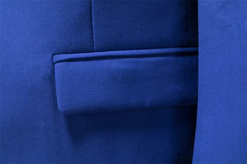 Plus Size 6XL 5XL Herrenanzug Mantel + 2-teilige Hose/Business Fashion Bürokleid/Slim Fit Hochwertiges Bräutigam-Hochzeitskleid-Anzug-Set