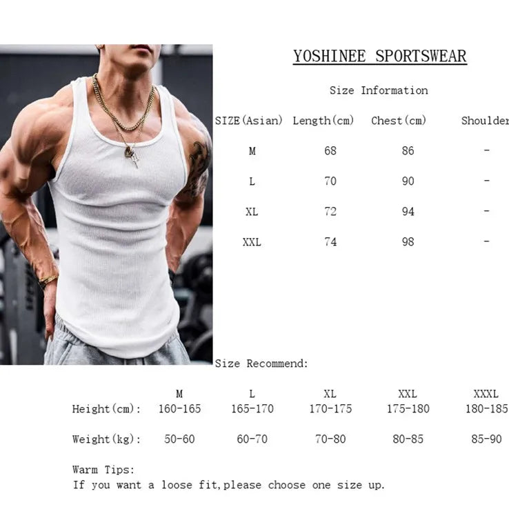 Männer Tank Top T-shirt Singlet Gym Workout Fitness Ärmelloses Shirt Muskel Bodybuilding Atmungsaktive Untertaille