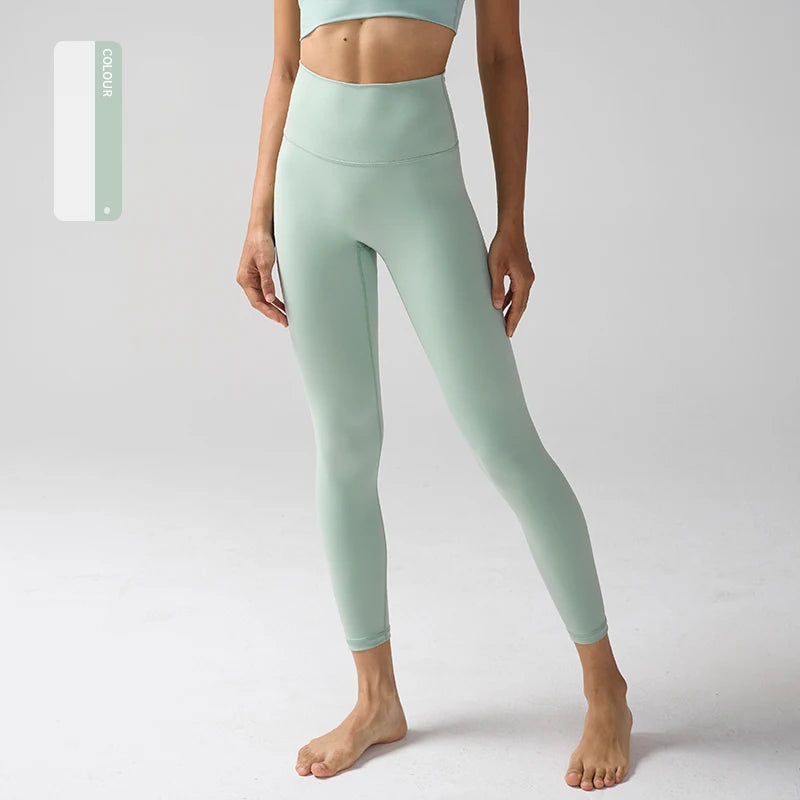 Hohe Taille Nacktgefühl Leggings Frauen Fitness Laufen Yoga Leggings Hosen Energie Gym Enge Leggings Lässige Workout Leggings