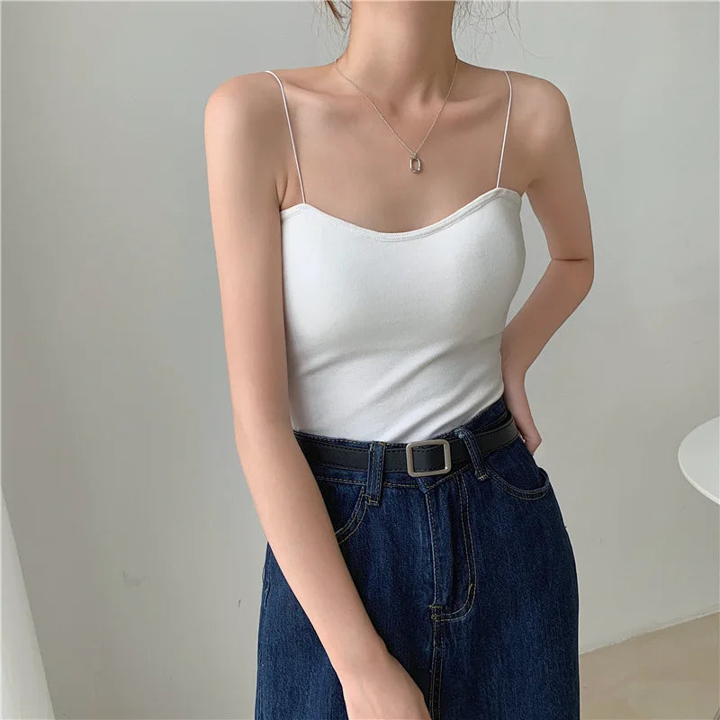Sommer kurze Neck holder Tank Top Frauen y2k Kleidung schwarz weiß rosa ärmelloses Korsett rücken frei ausgehen Crop Tops Sexys Frauen