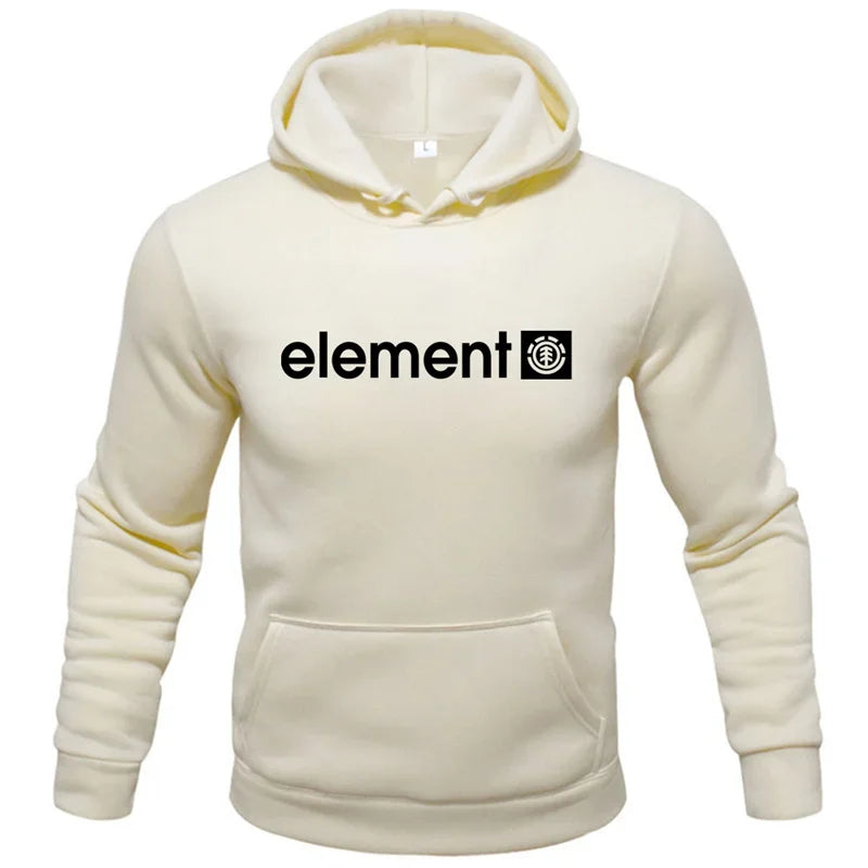 Frühling Herbst männer Hoodies Fleece Druck Sweatshirts Lose Beiläufige Mit Kapuze Pullover Männlich Outdoor Sportwear Langarm Tops