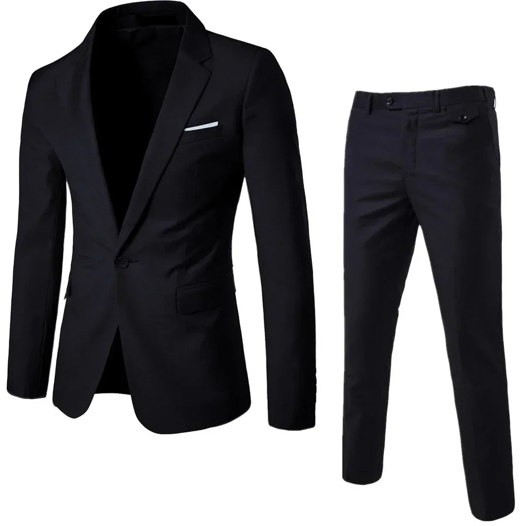 Anzüge für Männer, 3-teiliges Set, elegante Hochzeit, modisch, klassisch, volle Jacken, Weste, Hosen, Blazer, Outfit, 2025, formelles Kostüm