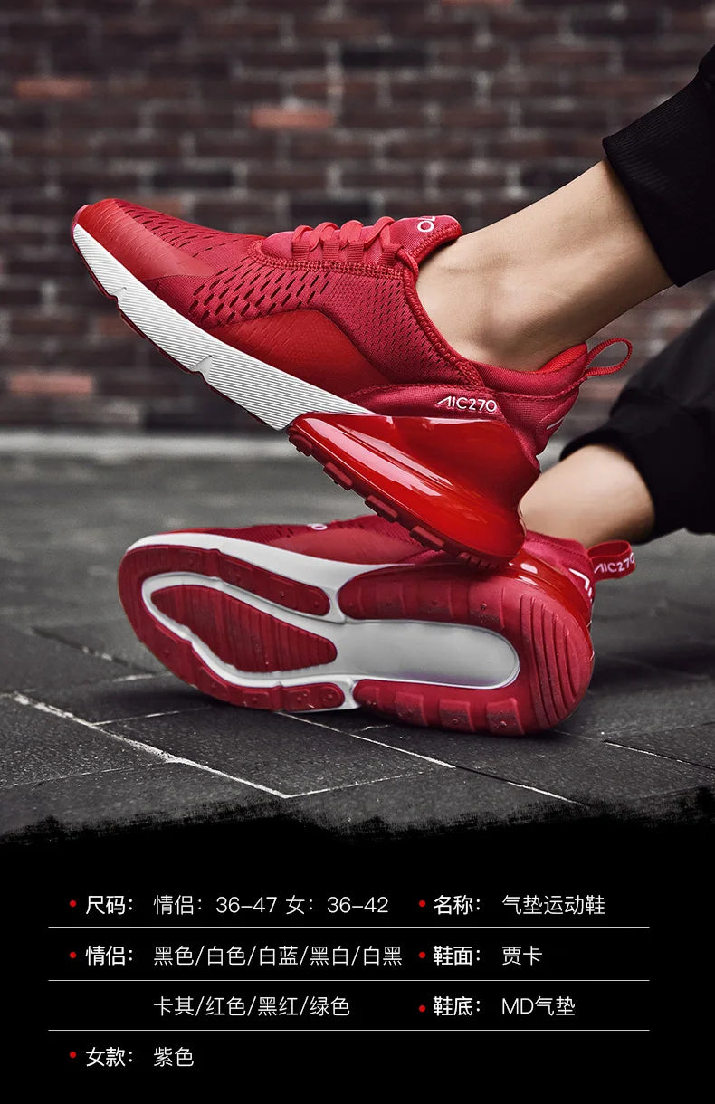 Herren-Sneaker für Outdoor-Jogging, Sportschuhe für die Herbstsaison, Damen-Freizeitschuhe, Plattform-Mesh-Atmungsaktive Freizeitschuhe, Größen 36-47