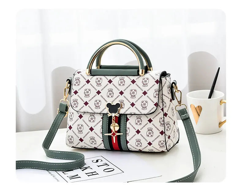 Neue Umhängetasche Damen Tasche Tote Luxus Designer Handtasche Damen Handtaschen Leder Bedrucktes Monogramm Einzelschulter Straddle Bag