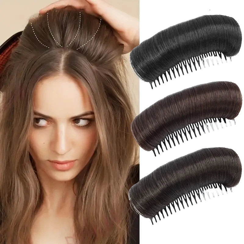 Perücke Kissen Stabile Haar Wurzeln Volumizing Faser Einsatz Kamm Unsichtbare Flauschige Haar Pad Weibliche Erhöhung Artefakt Frisur Werkzeug
