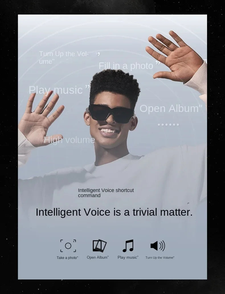 INMO Air Smart AR Glasses Real-time Translation Movie Watching Full-color True Wireless