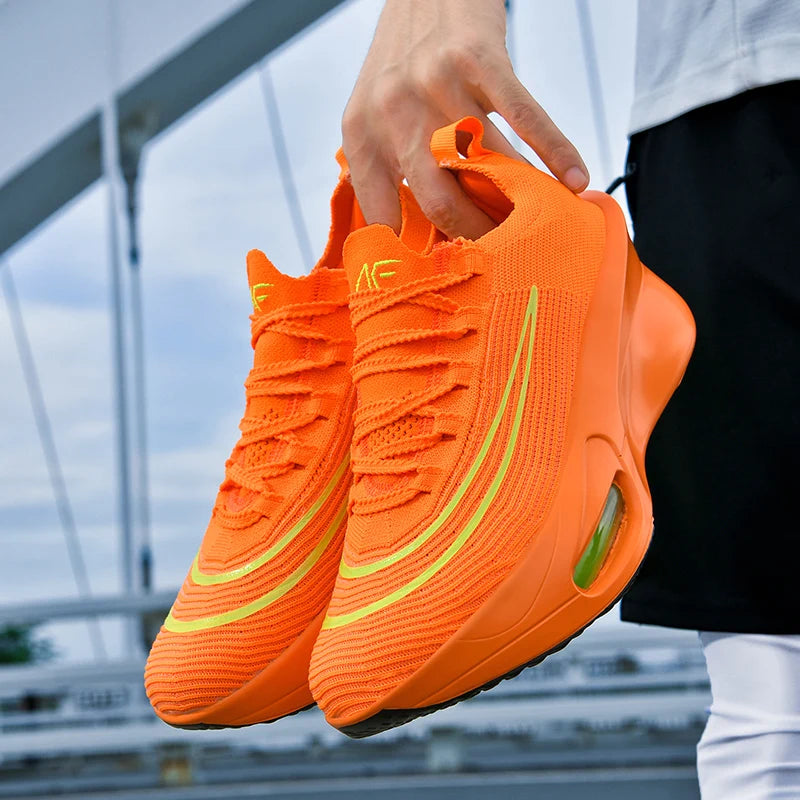 Luftpolster-Laufschuhe, Marathon-Spezialität, Herren, Sport, atmungsaktiv, leicht, Damen, bequem, sportlich, rutschfest