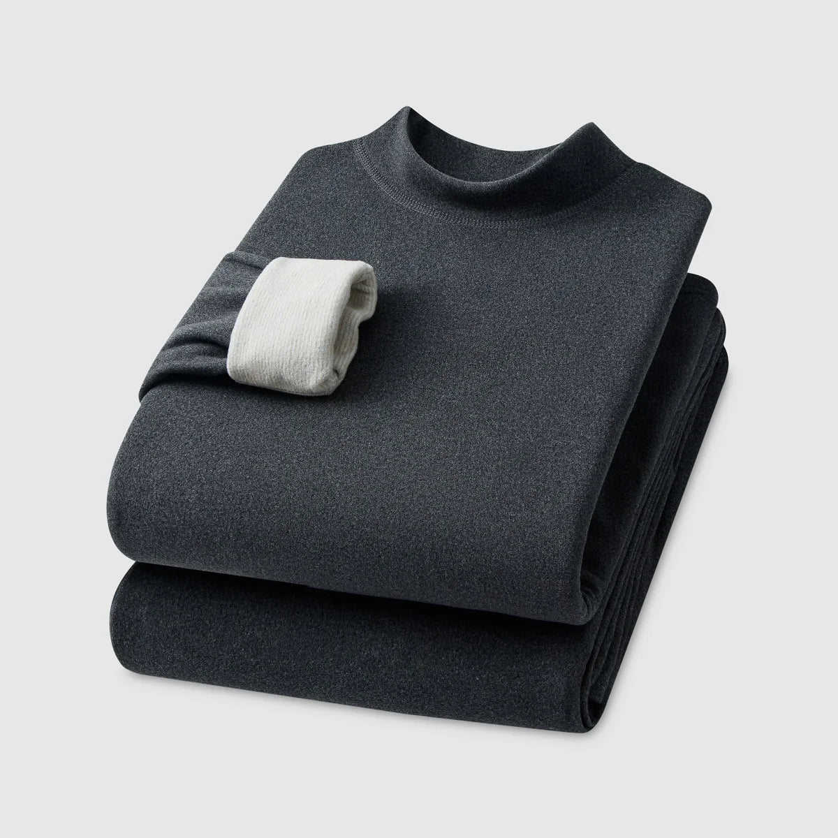 Herbst und Winter Herren-Thermounterwäsche aus Kaschmir-Seide, Damen-Thermo-Herbsthose aus Kaschmir, gepolstertes und verdicktes Paar-Set