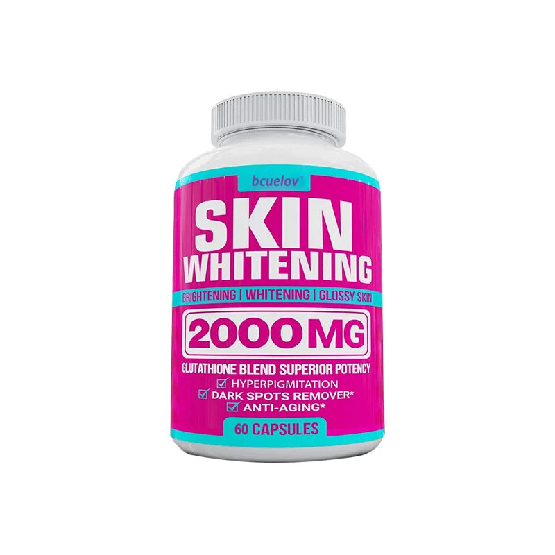 Glutathion-Komplex-Kapseln – kraftvolles Antioxidans, reduziert Hyperpigmentierung, lindert dunkle Flecken und spendet Feuchtigkeit der Haut