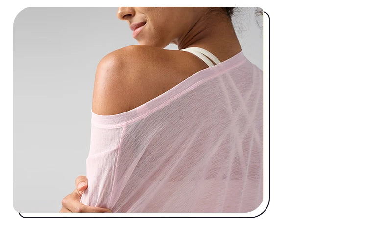 Gym Sport Tops Workout T-shirts Frauen Yoga Kleidung Laufen Lose Schlank Schnell Trocknend Training Langarm Bluse Fitness Tops 👚