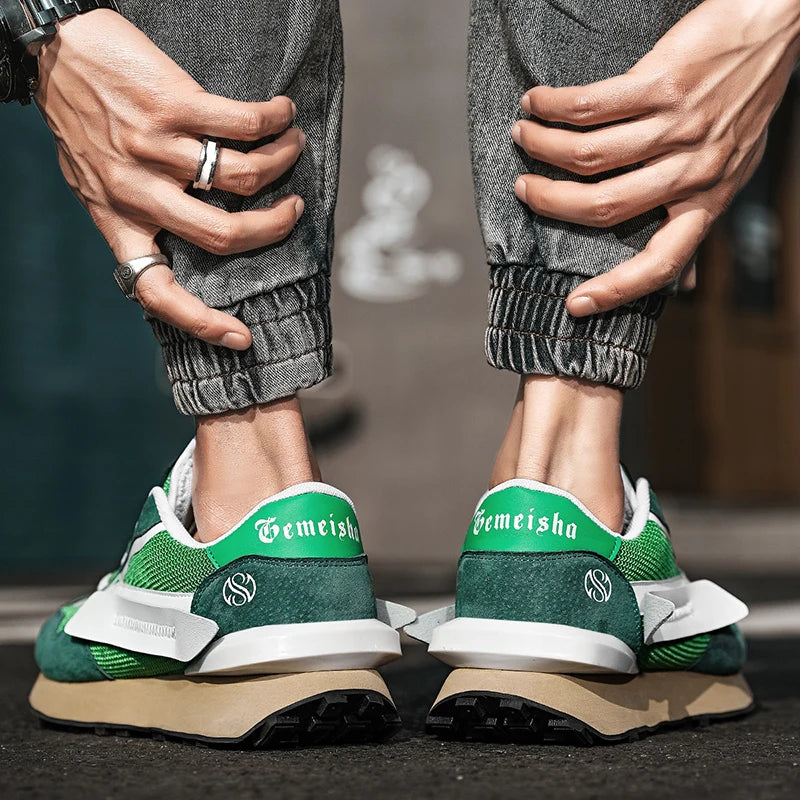 Herren Casual Cricket-Schuhe Modische Sneakers Forrest Gump Schuhe Wanderschuhe Tennis-Sportschuhe Straßenlaufschuhe