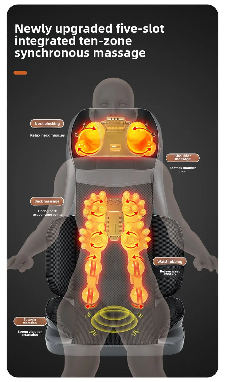 Massager Automatic kneading full body Shoulder Cervical Spine Waist Back Cushion Home Massager