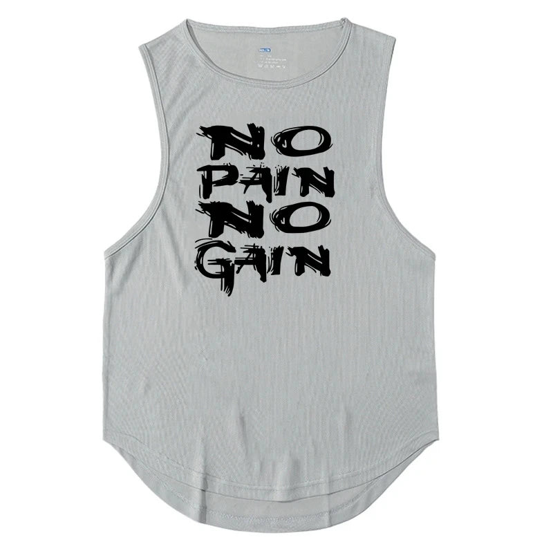 Gym Top Männer Männer Kleidung Fitness Kleidung Shirt Bodybuilding Westen Mann Weste Singulett Unterhemden muskulöse Stringer T-Shirts Tops