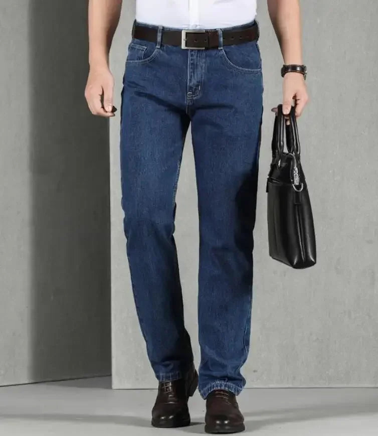 Jeans für Herren, Arbeitskleidung, Herren-Cowboy-Hose, 2022, modische Hose, hochwertig, original, klassisch, gerade, mit Taschen, neu in Baggy