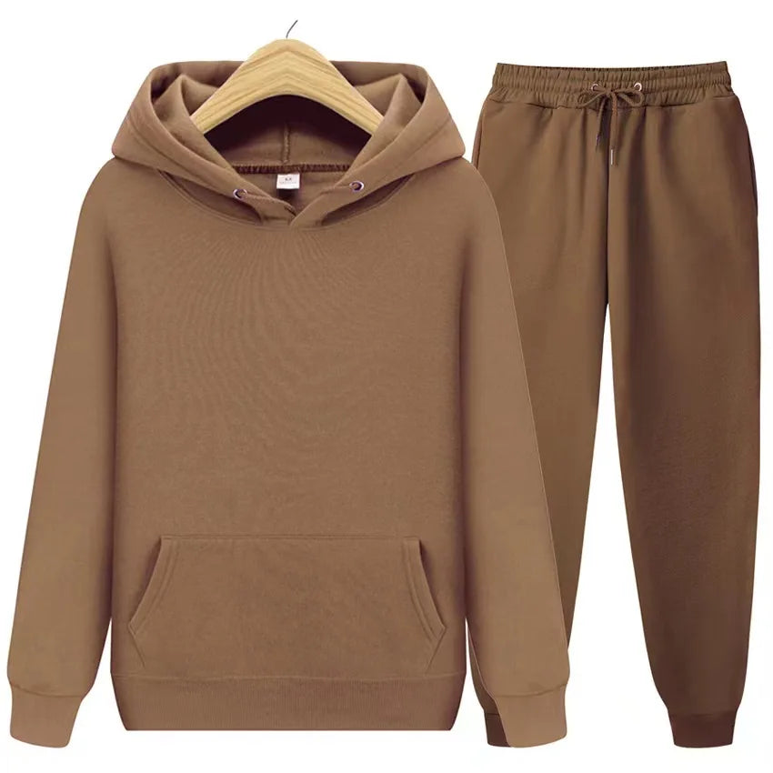 Jogging-Damen-Trainingsanzug, lässiger Damen-Sportanzug, locker und bequem, täglich, 2024, gestreift, Kapuzenpullover, zweiteiliges Set, passende Sets