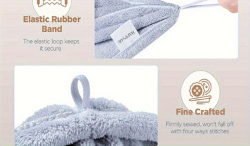 Microfiber Hair Towel Quick Drying Hair Wrap Towel Super Absorbent Hair Drying Cap Soft Headband